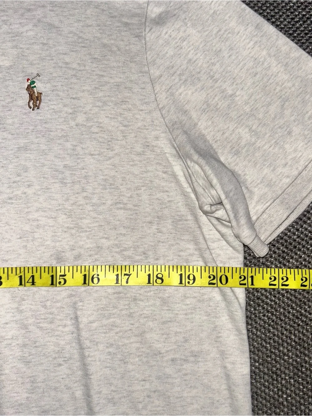 Polo Ralph Lauren Heather Gray Classic Fit Polo Shirt Medium